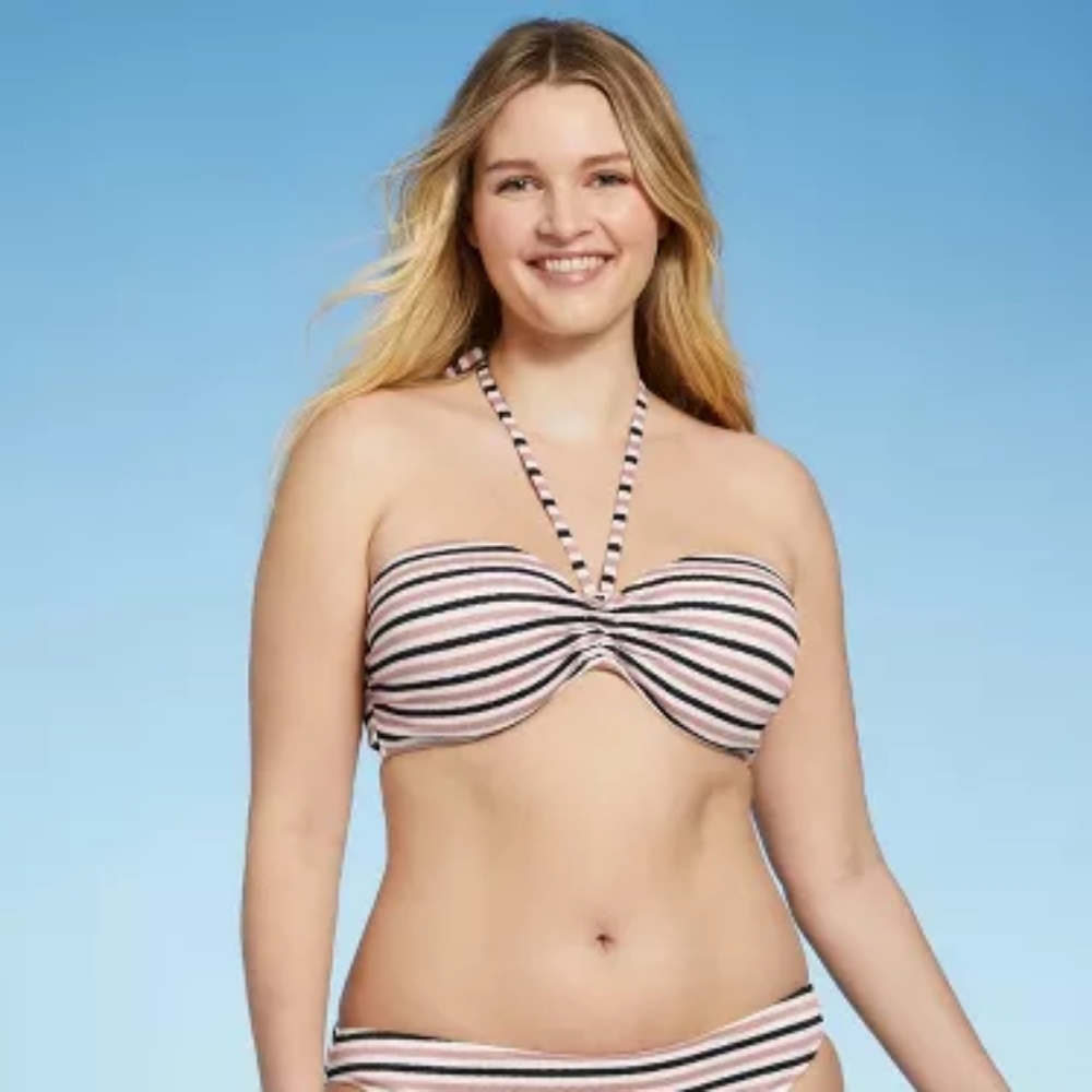Halter Bikini Top With Underwire